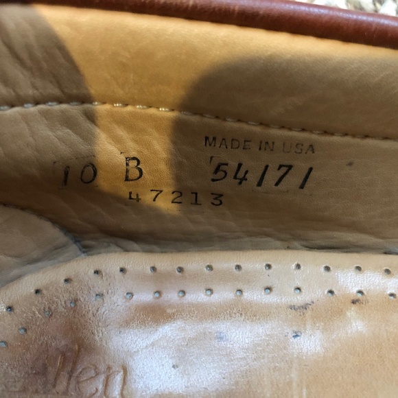 Allen Edmonds Woodstock Men Brown Leather Loafers - Picture 8 of 14